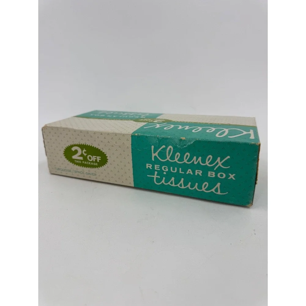 Vintage Kleenex Tissues Pure White 1938 SIZE 9.33